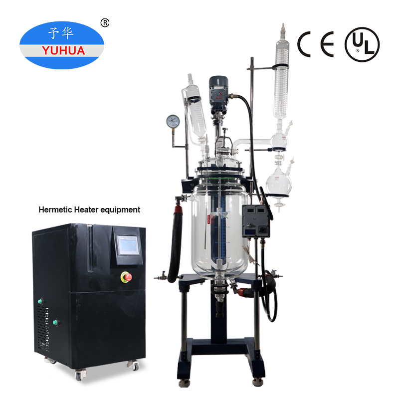 100L Glass Reactor - Excellent Heat Transfer, Stable Stirring Function