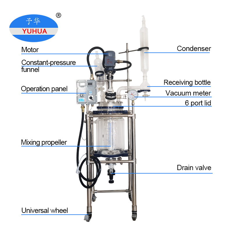 YSF-10L Jacketed Glass Reactor(EX)