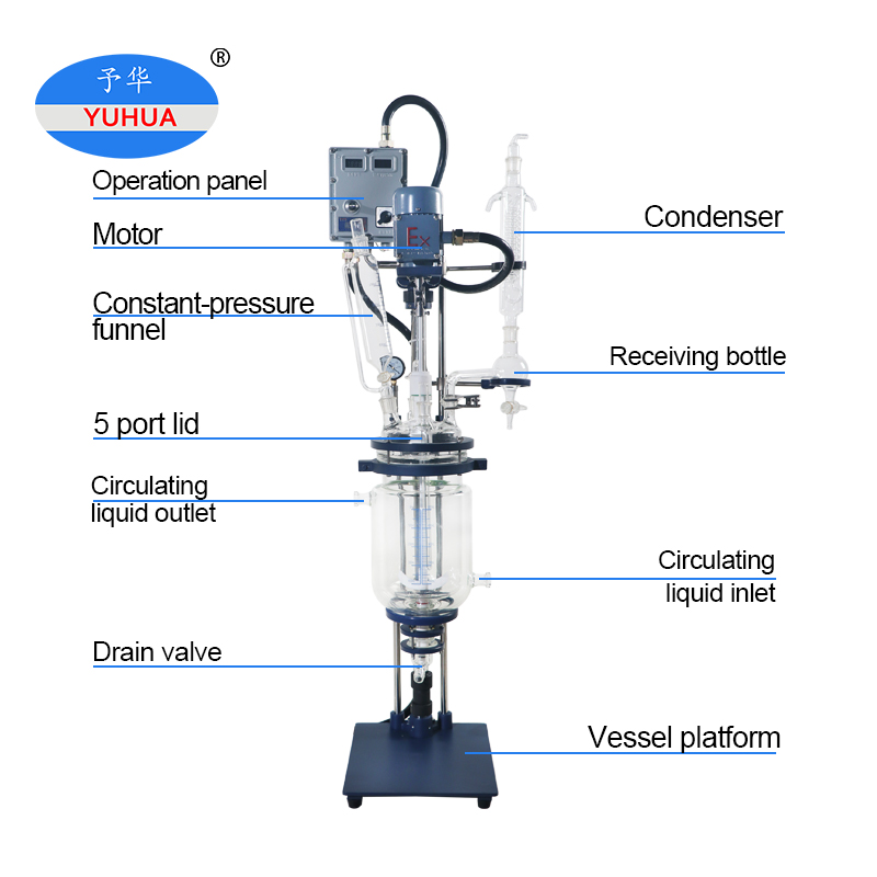 YSF-5L Jacketed Glass Reactor(EX)