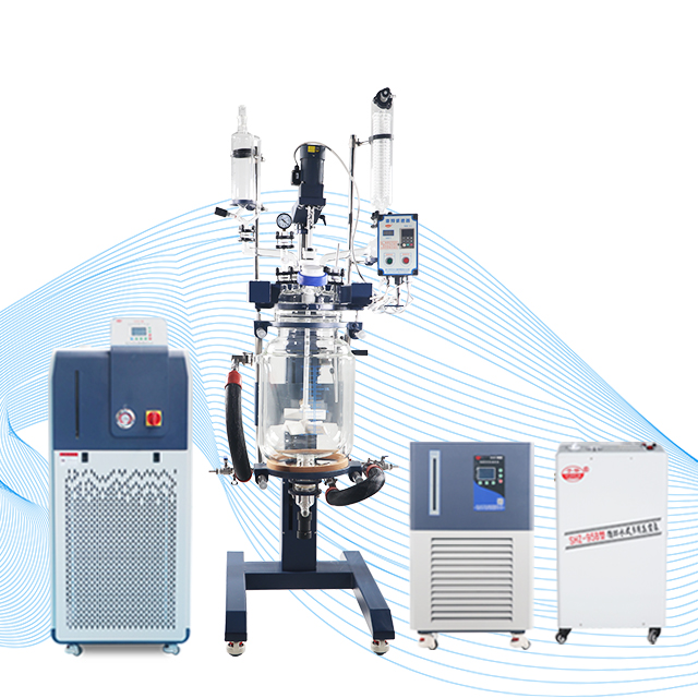 ZYSF Series tilt Reactors 20L Double-Layer Glass Reactor
