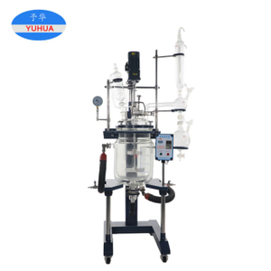 YUHUA 10L Double Glazing Reactor with Variable Frequency Speed Regulation