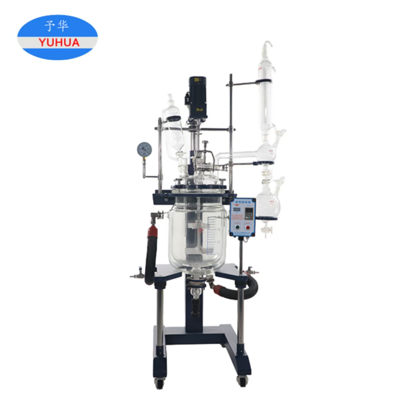 YUHUA 10L Double Glazing Reactor with Variable Frequency Speed Regulation