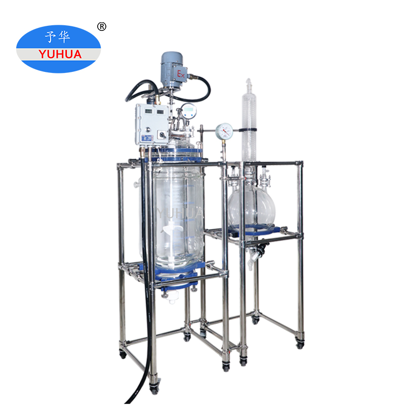 Crystallizing Still Jacketed Glass Filter Reactor