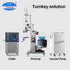 YUHUA Industrial Explosion-proof Rotovap Steam Distiller Lab Vacuum 10l 20l Rotary Evaporator