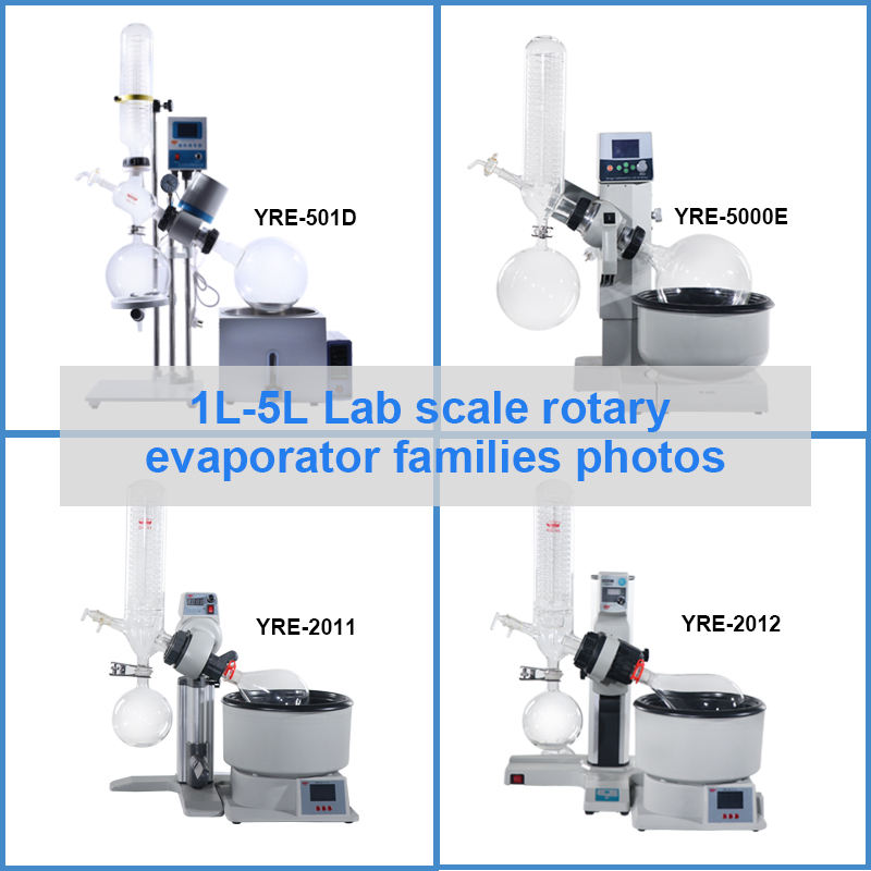 China Factory Yuhua Customizable Laboratory 2L 3L 5L Distillation Rotary Evaporator