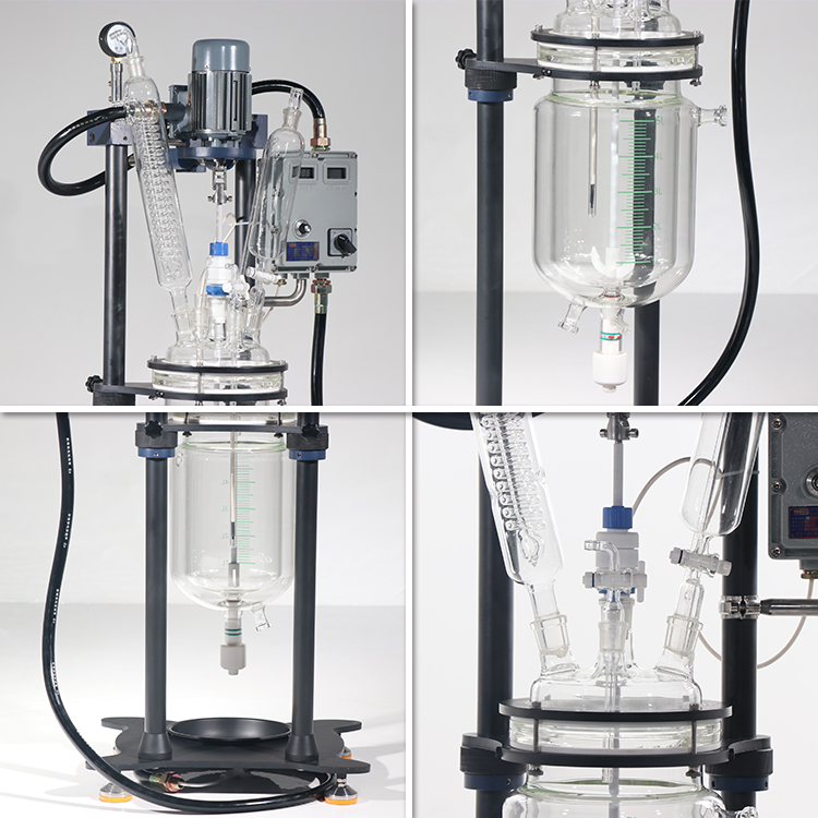 XYHGSF-1-5L Jacket Glass Reactor (EX)
