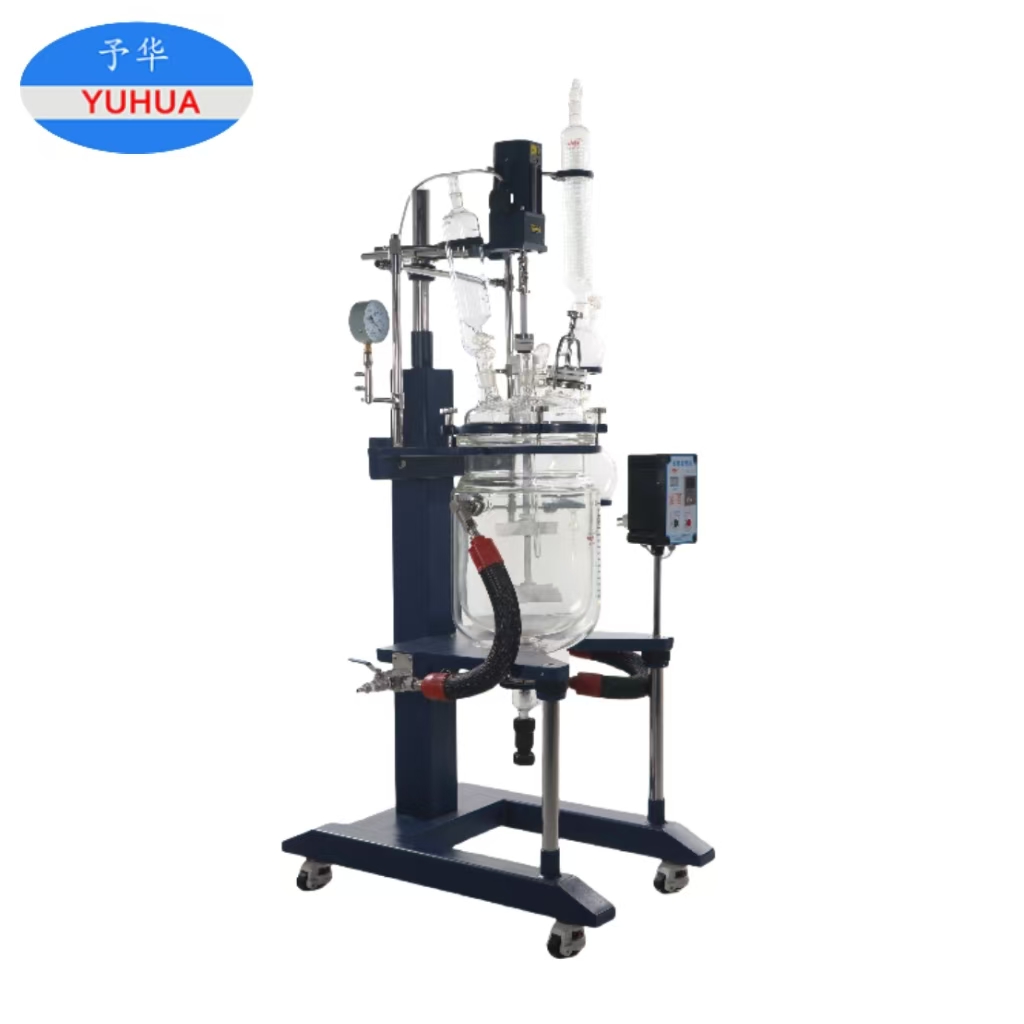 YUHUA 10L Double Glazing Reactor with Variable Frequency Speed Regulation