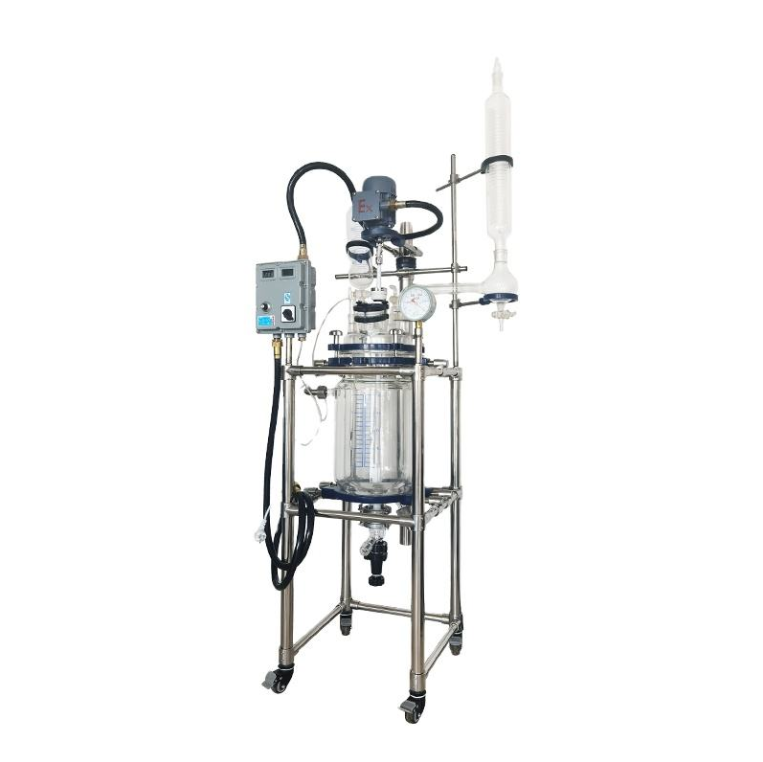 Yuhua 5L Jacketed Glass Reactor Kit Explosion Proof