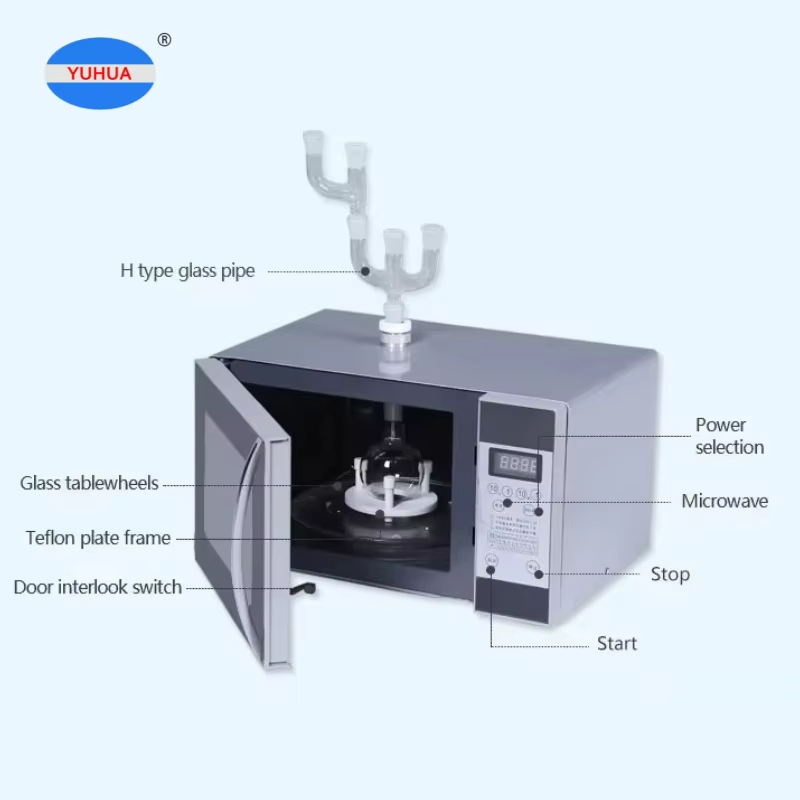 MCR-201 Lab Chemical Extraction Heating Pyrolysis Synthesis Microwave Reactor