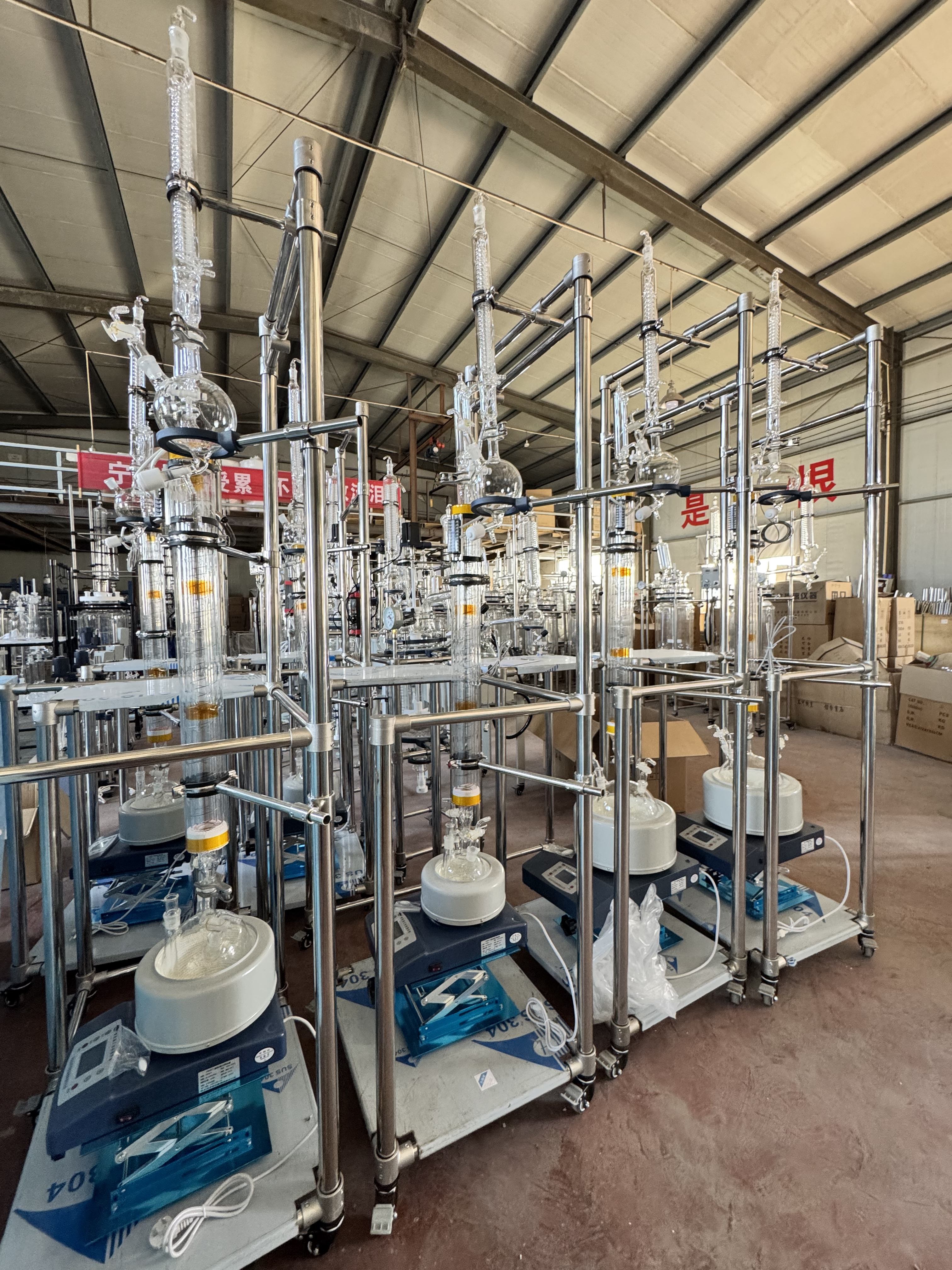 Customized Precision Distillation Kettle Molecular Distillation System for High Purity Solvent Recovery
