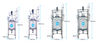 YUHUA Explosion-Proof Jacketed Glass Reactors With 100L Glass Tank