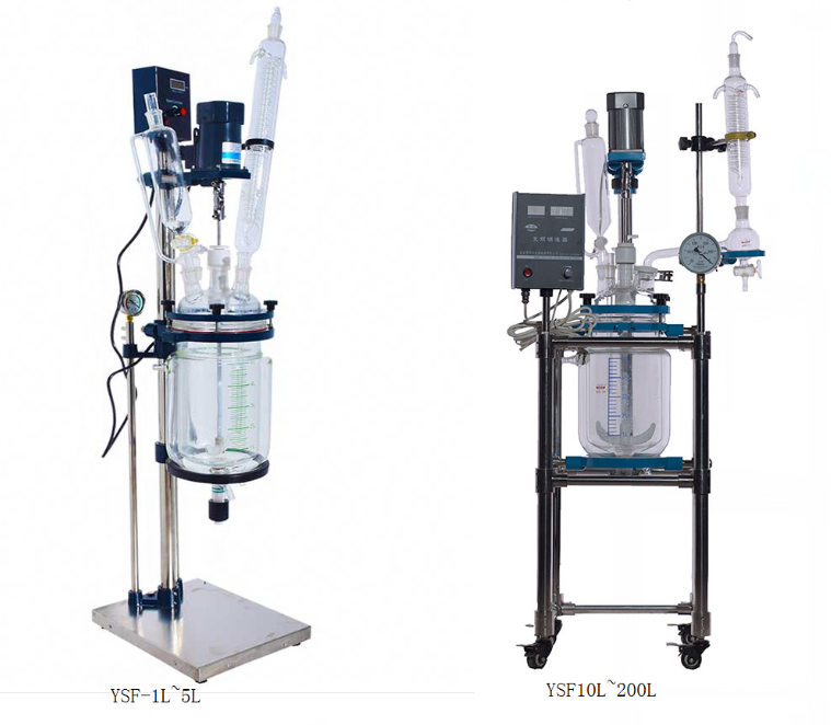 Yuhua 5L Jacketed Glass Reactor Kit Explosion Proof