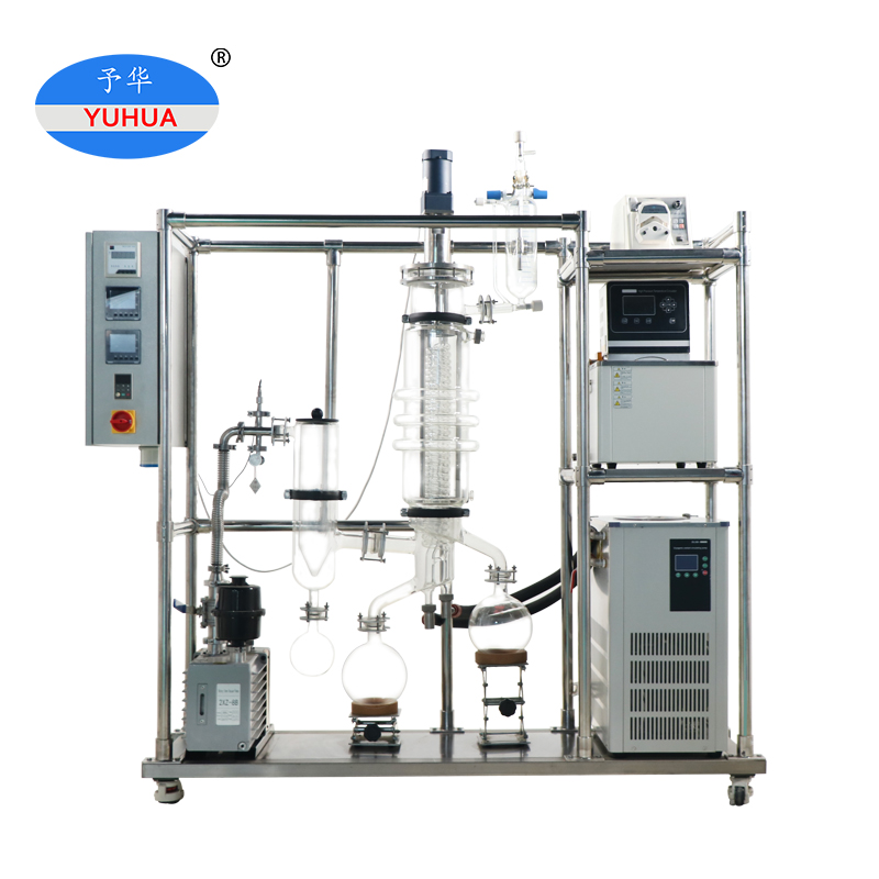 YUHUA Wiped Film Essential Oil Distillation Unit Kit Equipment