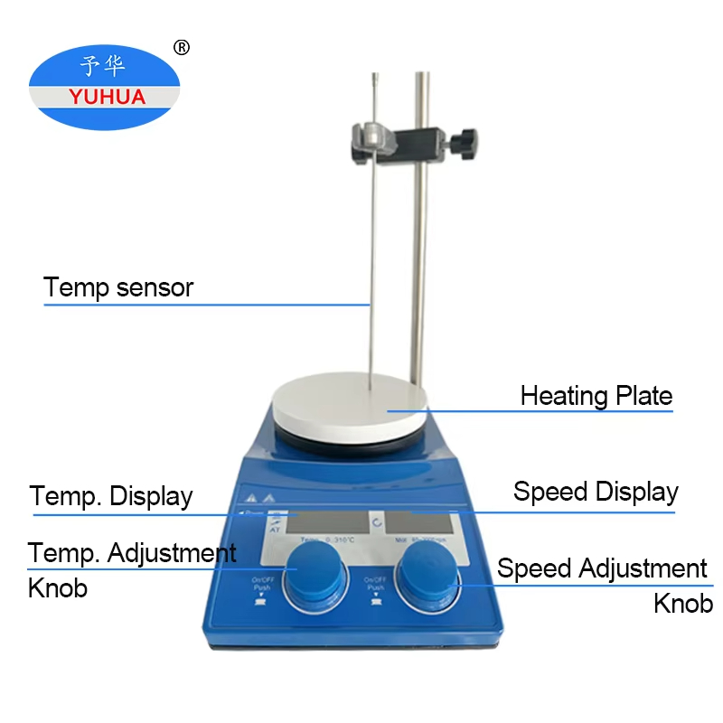 YUHUA RTC-2 Hot Plate Digital Hotplate 20l Laboratory Magnetic Stirrer